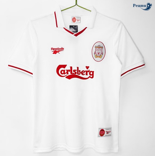 Maillot foot Rétro Liverpool Blanc 1996-97