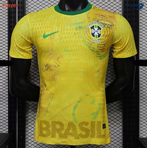 Maillot foot Brésil Player spéciale Jaune 2026-2027