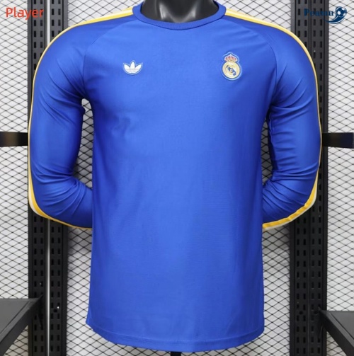 Maillot foot Real Madrid Player Manche Longue Bleu 2026-2027