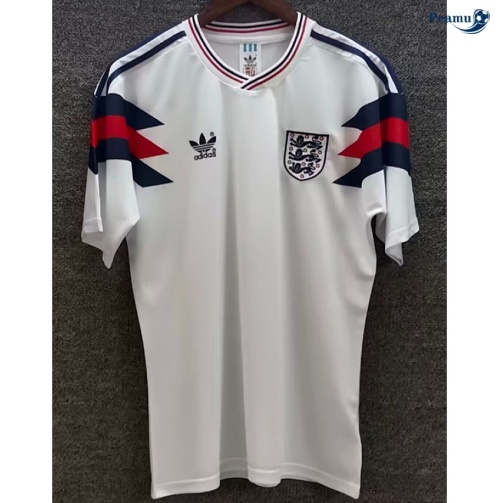 Maillot foot Rétro Angleterre Blanc 1990