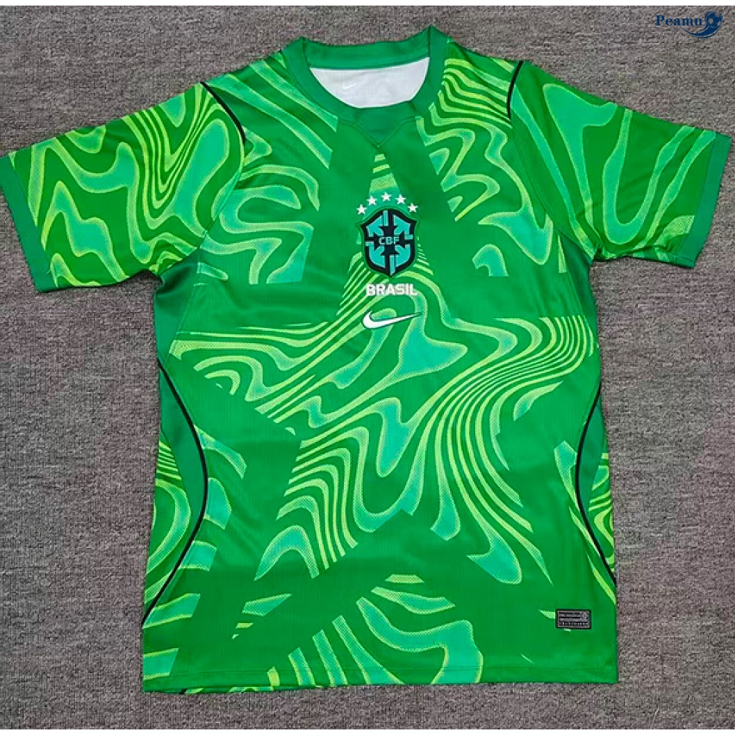 Maillot foot Brésil Vert 2026