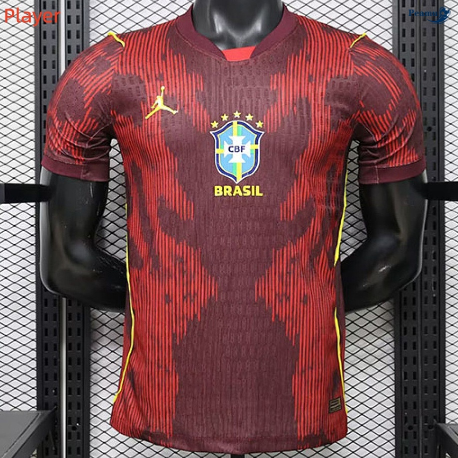Maillot foot Brésil Player spéciale Rouge 2026