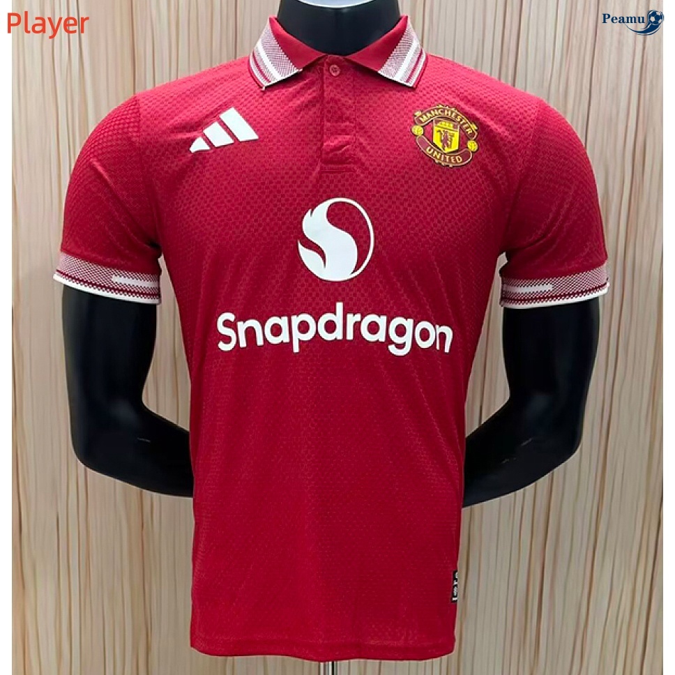Maillot foot Manchester United Polo Player Rouge 2026