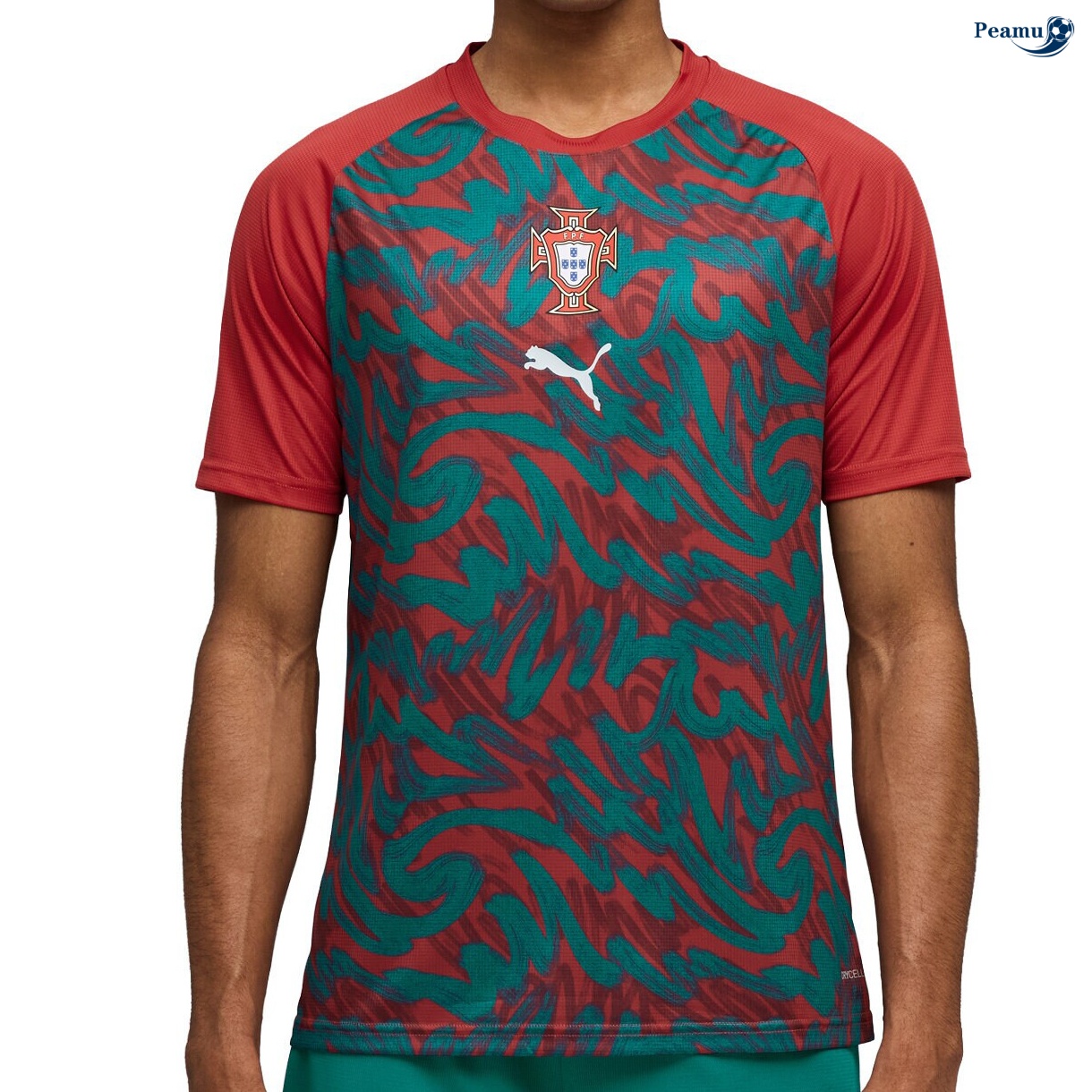 Maillot foot Portugal Training Rouge 2026