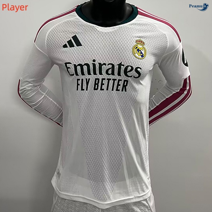 Maillot foot Real Madrid Player Domicile Manche Longue 2026