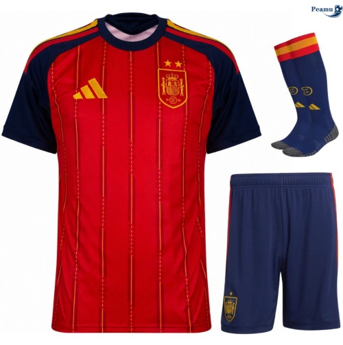 Maillot foot Espagne Enfant Domicile 2 Etoiles 2026-2027