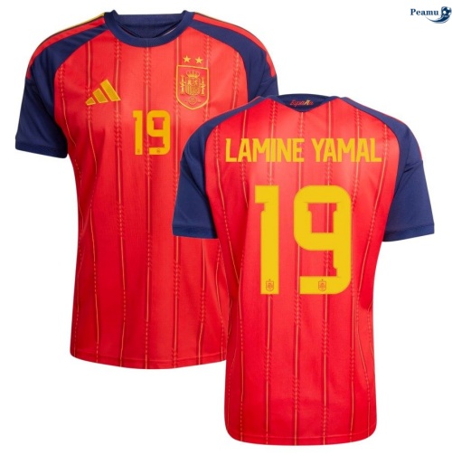 Maillot foot Espagne Domicile Lamine Yamal 2 Etoiles 2026-2027