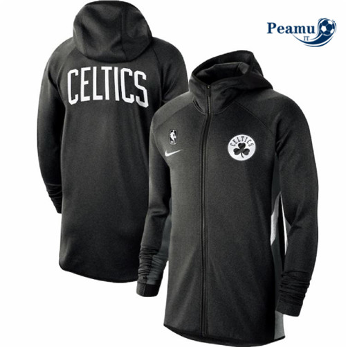 Peamu - Giacca Survetement A Capuche Boston Celtics - Noir