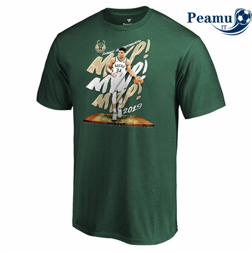 Peamu - Maillot foot Milwaukee Bucks - Giannis Antetokounmpo MVP 2019