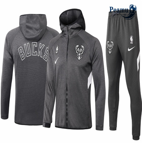 Peamu - Survetement Milwaukee Bucks - Noir