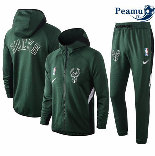 Peamu - Survetement Milwaukee Bucks - Verde