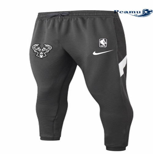Peamu - Pantalon Thermaflex Milwaukee Bucks - Noir