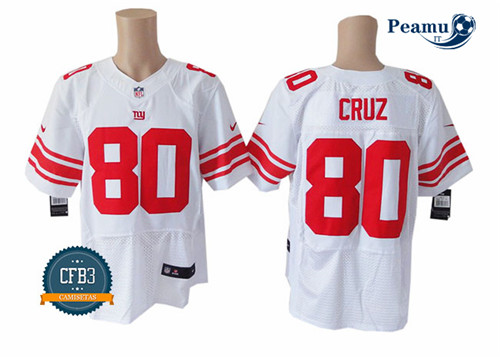 Peamu - Victor Cruz, NY Giants - Blanc/Rouge