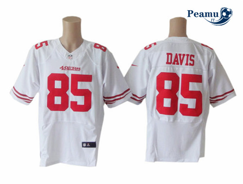 Peamu - Vernon Davis, San Francisco 49ers - Blanc
