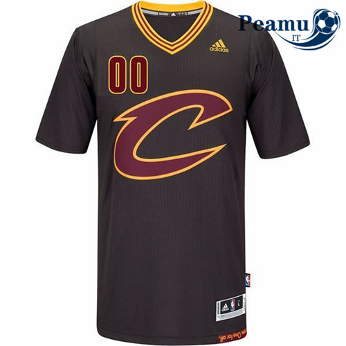 Peamu - Custom, Cleveland Cavaliers - Noir Sleeve Swingman
