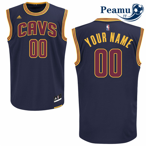 Peamu - Custom, Cleveland Cavaliers - Bleu Marine Bleu