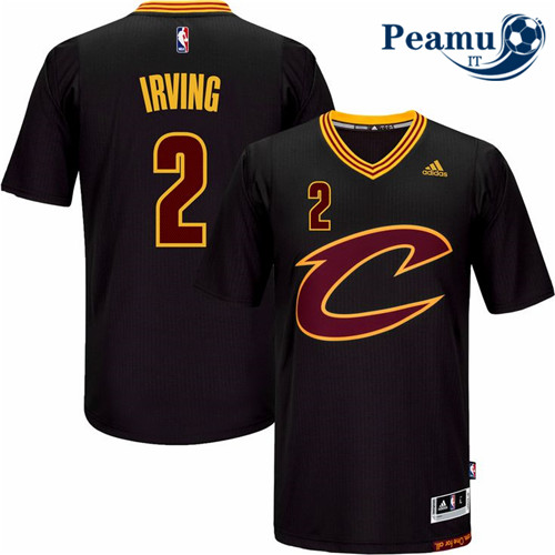 Peamu - Kyrie Irving, Cleveland Cavaliers - Noir Sleeve Swingman