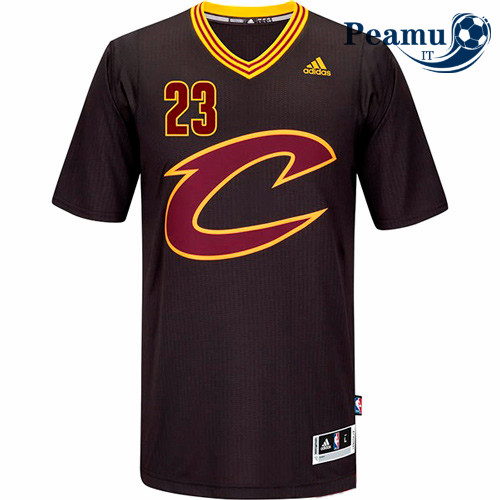 Peamu - LeBron James, Cleveland Cavaliers - Noir Sleeve Swingman