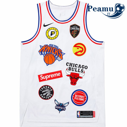 Peamu - Maillot foot Supreme x Nike x NBA