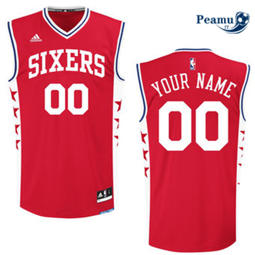 Peamu - Custom, Philadelphia 76ers [Rouge]