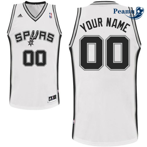 Peamu - San Antonio Spurs, Custom [Blanc]