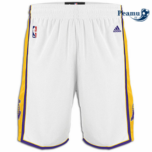 Peamu - Short Los Angeles Lakers [Blanco]