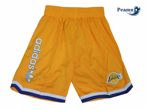 Peamu - Short Los Angeles Lakers RETRO [Amarillo]