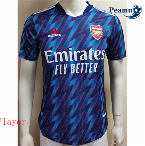 Peamu - Maillot foot Arsenal Player Version Bleu 2021-2022