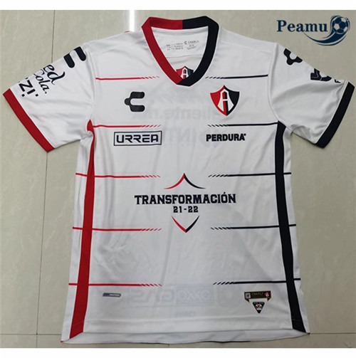 Peamu - Maillot foot Atlas Exterieur Blanc 2021-2022