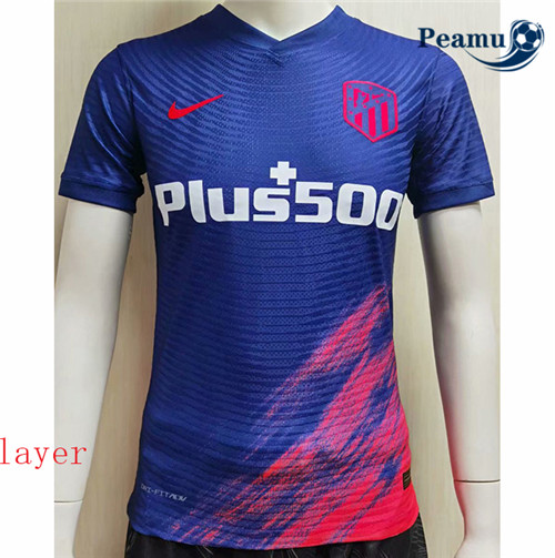 Peamu - Maillot foot Atletico Madrid Player Version Exterieur Bleu 2021-2022