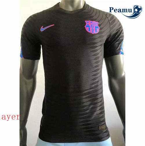 Peamu - Maillot foot Barcelone Player Version Training Noir 2021-2022