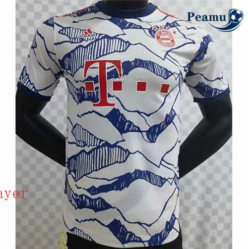 Peamu - Maillot foot Bayern Munich Player Version Blanc 2021-2022