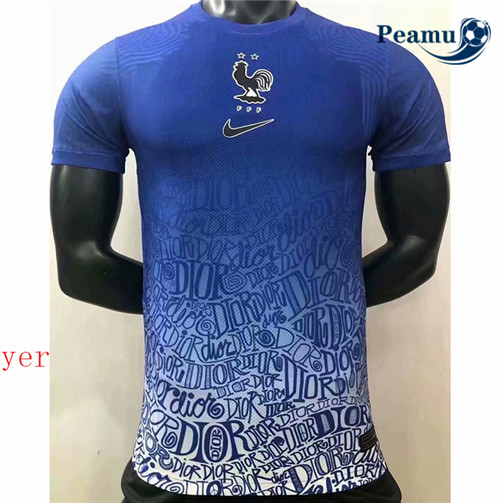 Peamu - Maillot foot France Player Version Bleu 2020-2021