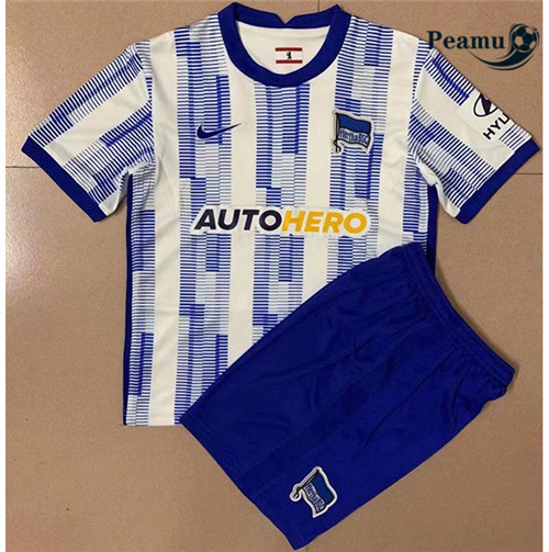 Peamu - Maillot foot Hertha Berlin Enfant Domicile 2021-2022