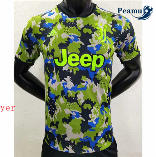 Peamu - Maillot foot Juventus Player Version vert 2020-2021
