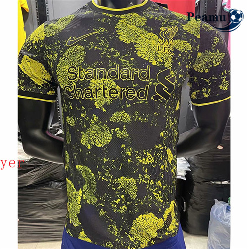 Peamu - Maillot foot Liverpool Player Version vert 2020-2021