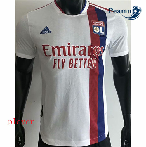 Peamu - Maillot foot Lyon Player Version Domicile 2021-2022