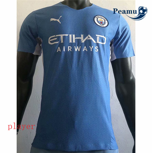 Peamu - Maillot foot Manchester City Player Version Domicile 2021-2022