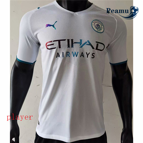 Peamu - Maillot foot Manchester City Player Version Exterieur 2021-2022