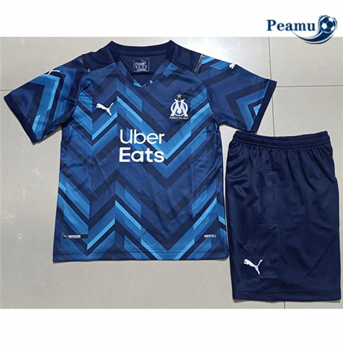 Peamu - Maillot foot Marseille Enfant Exterieur 2021-2022