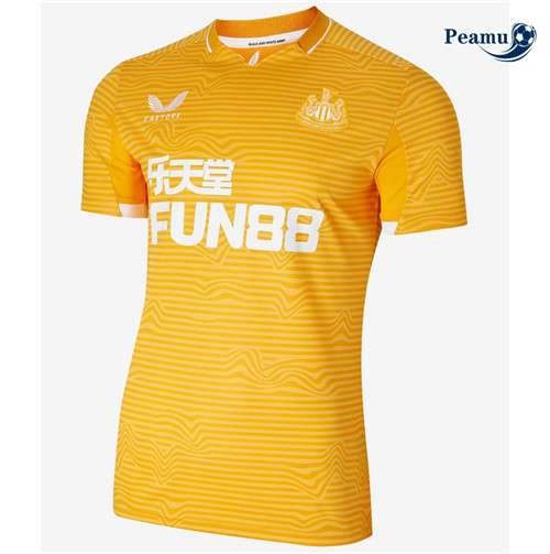 Peamu - Maillot foot Newcastle United gardien de but Exterieur Jaune 2021-2022