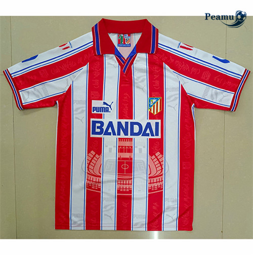 Peamu - Maillot foot Retro Atletico Madrid Domicile 1996-97