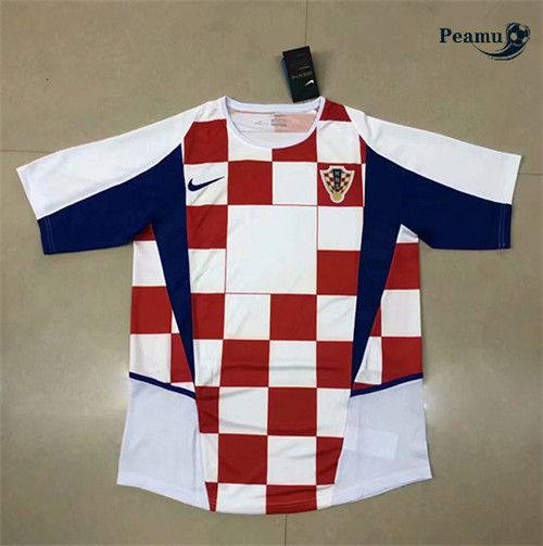 Peamu - Maillot foot Retro Croatie Domicile 2002