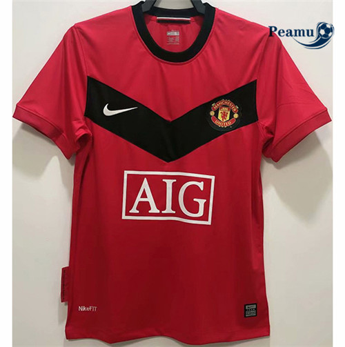Peamu - Maillot foot Retro Manchester United Domicile 2010