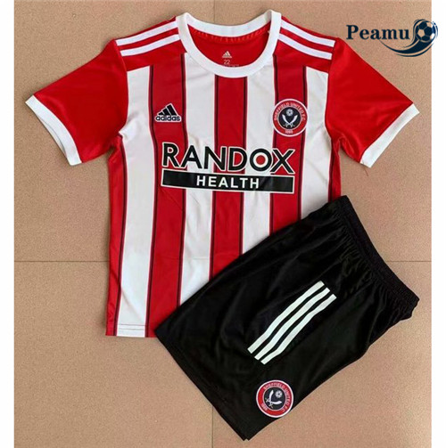 Peamu - Maillot foot Sheffield United Enfant Domicile 2021-2022