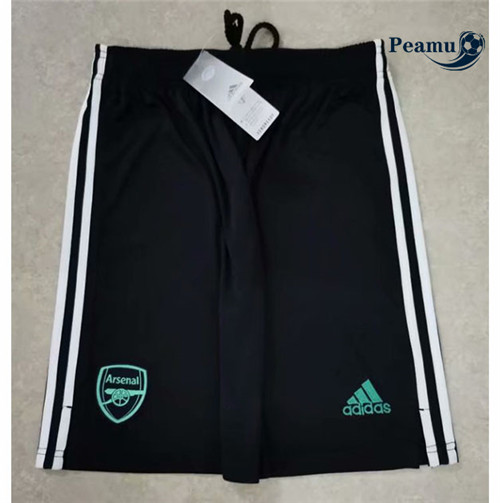 Peamu - Maillot Short foot Arsenal Noir Exterieur 2021-2022