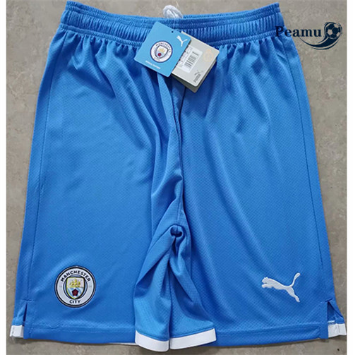 Peamu - Maillot Short foot Manchester City Bleu 2021-2022