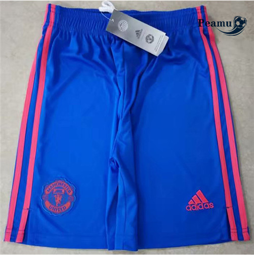 Peamu - Maillot Short foot Manchester United Exterieur 2021-2022