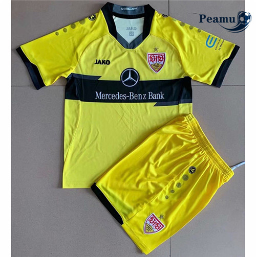 Peamu - Maillot foot Stuttgart Enfant Gardien de but Jaune 2021-2022