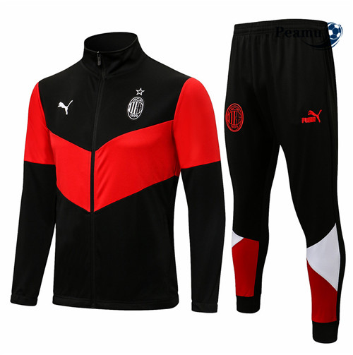 Peamu - Veste Survetement AC Milan Noir 2021-2022